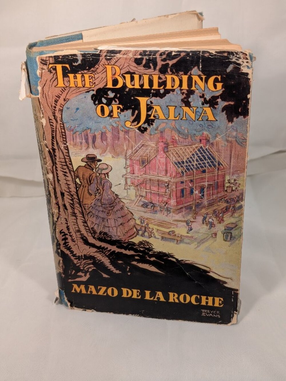Mazo De La Roche "The Building Of Jalna" Dust Jackt